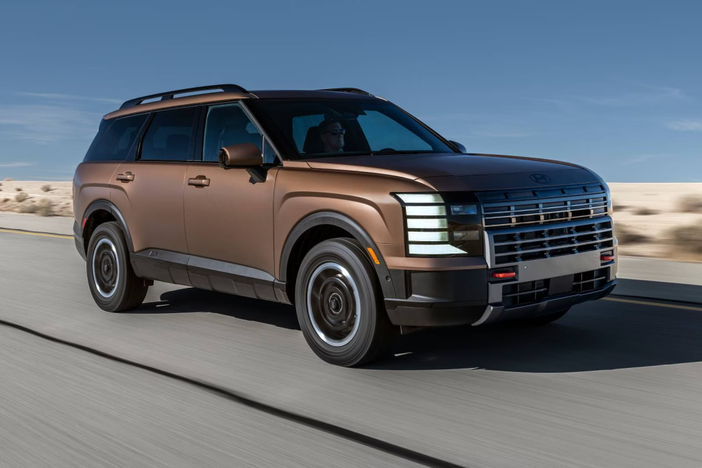 2026 Hyundai Palisade three-row SUV exterior at McCarthy Hyundai of Lawrence KS