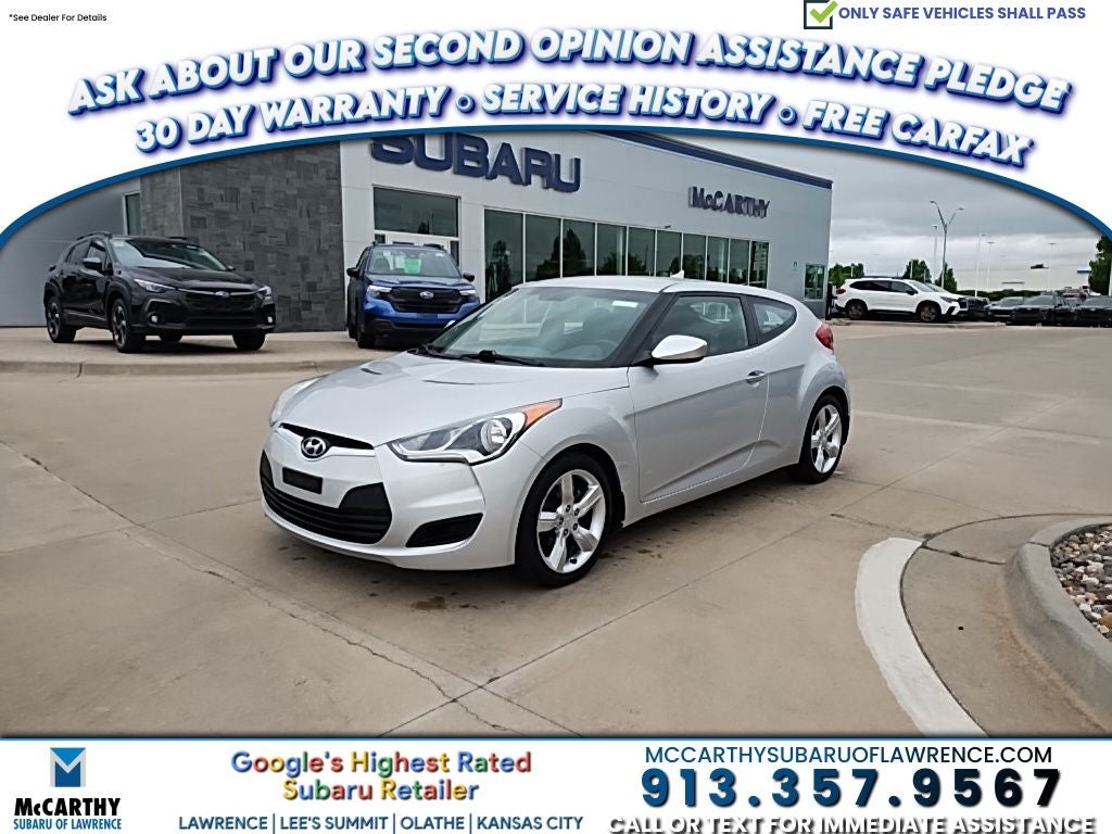 2012 Hyundai VELOSTER Base W/Black