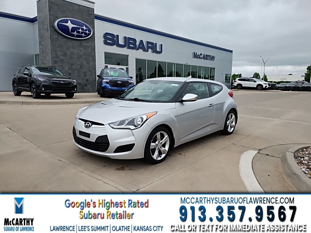 2012 Hyundai VELOSTER Base W/Black
