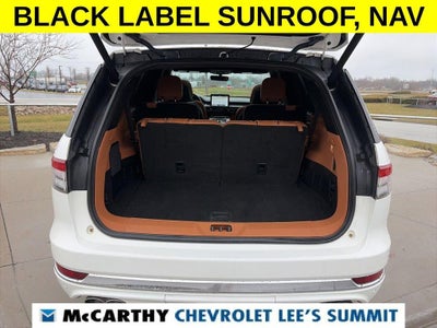 2022 Lincoln Aviator Black Label