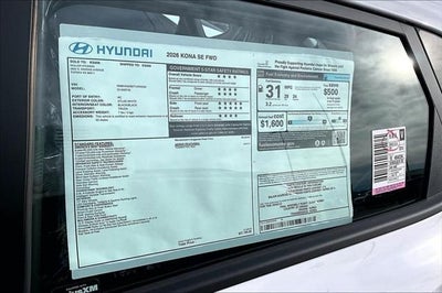 2026 Hyundai KONA SE