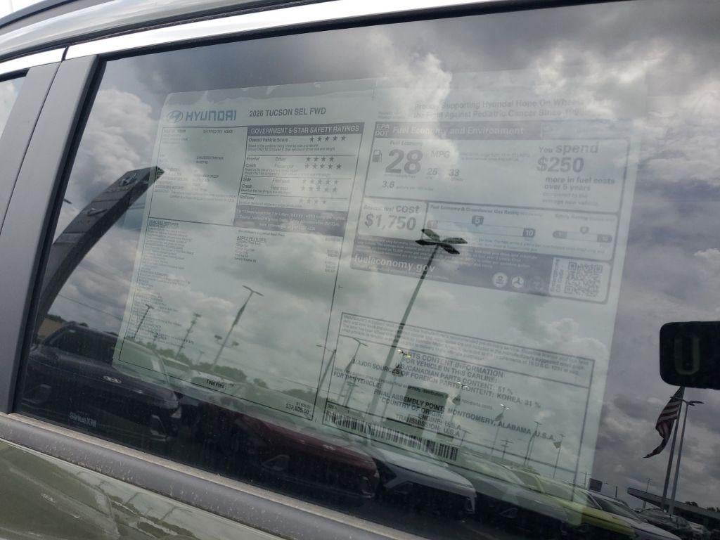 2026 Hyundai TUCSON SEL FWD