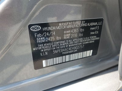 2014 Hyundai SONATA GLS