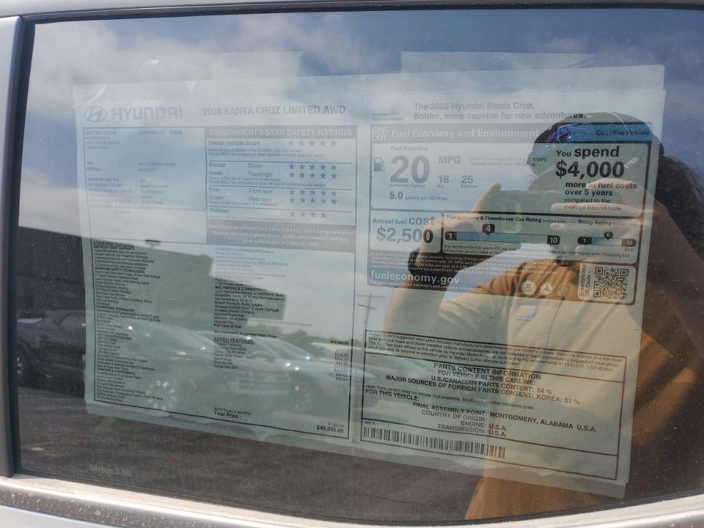 2026 Hyundai SANTA CRUZ Limited