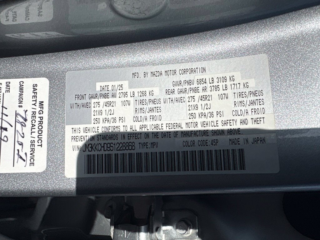 2025 Mazda Mazda CX-90 3.3 Turbo Premium