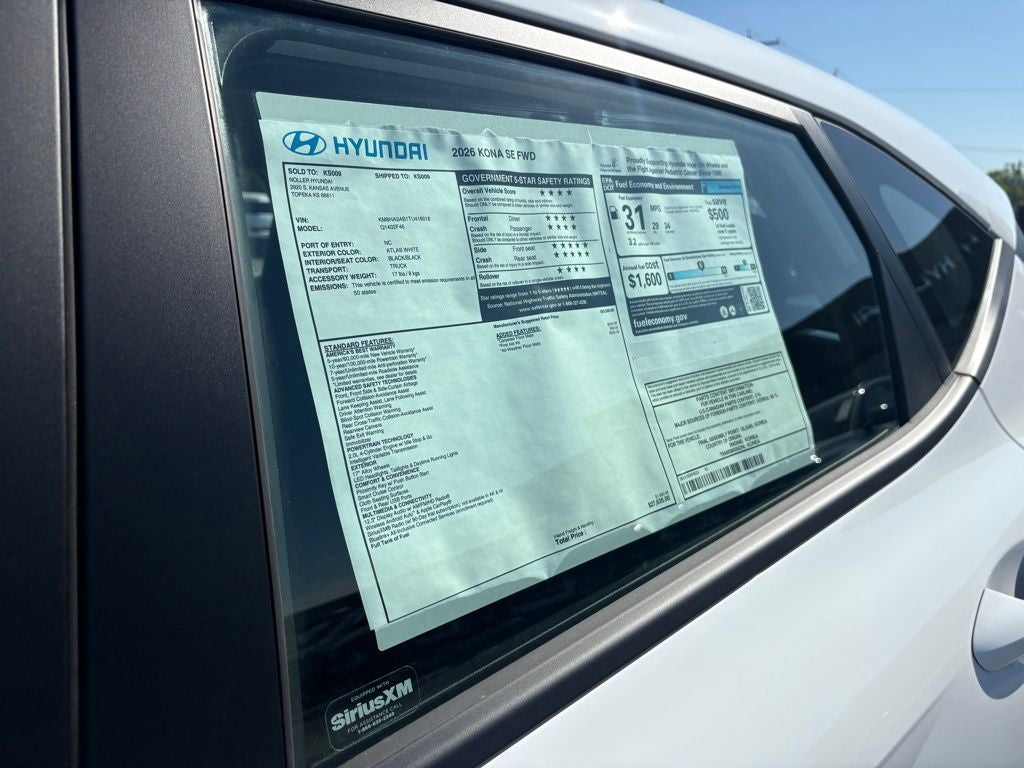 2026 Hyundai KONA SE FWD