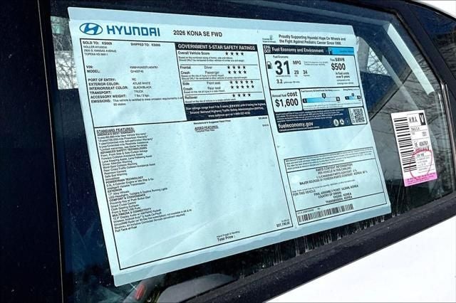 2026 Hyundai KONA SE