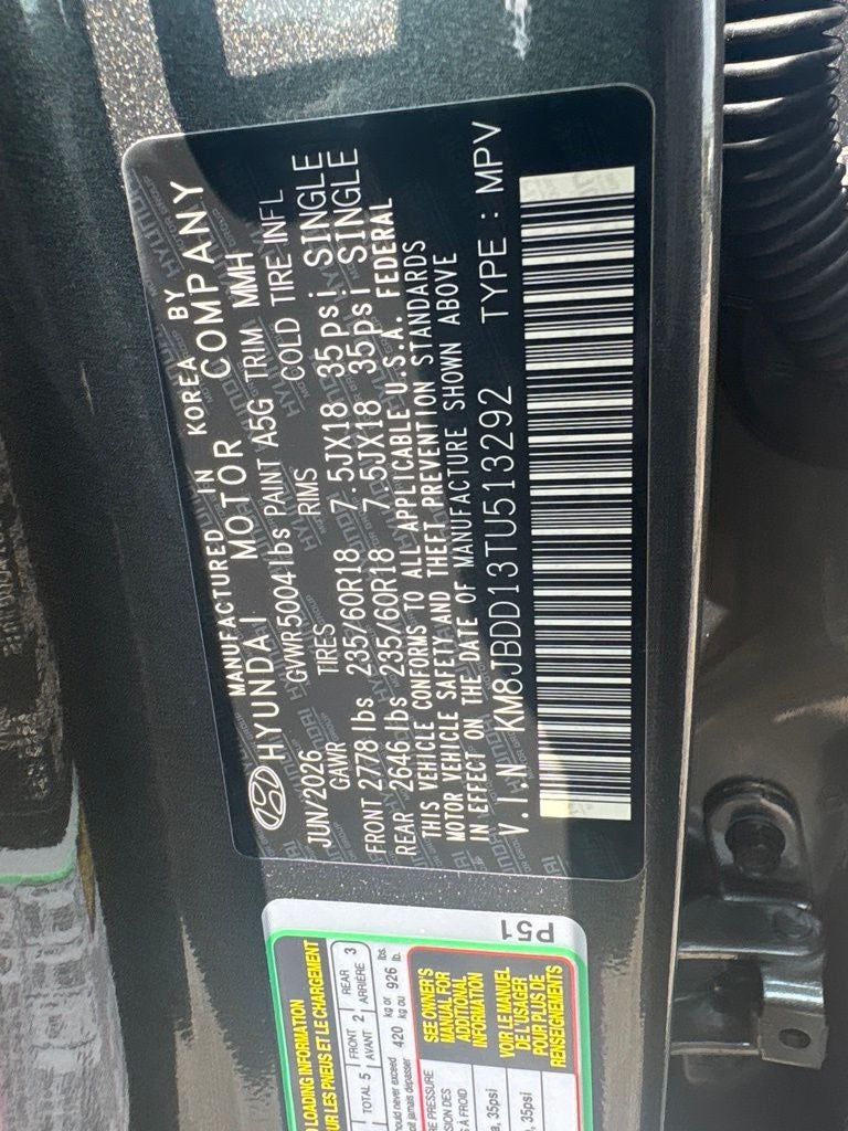 2026 Hyundai TUCSON HYBRID SEL AWD