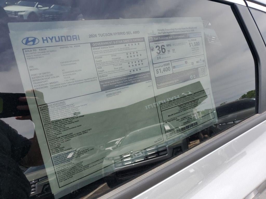 2026 Hyundai TUCSON HYBRID SEL AWD