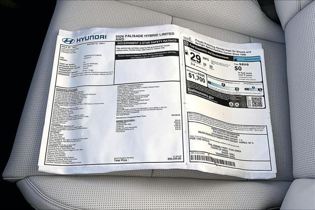 2026 Hyundai PALISADE HYBRID Limited