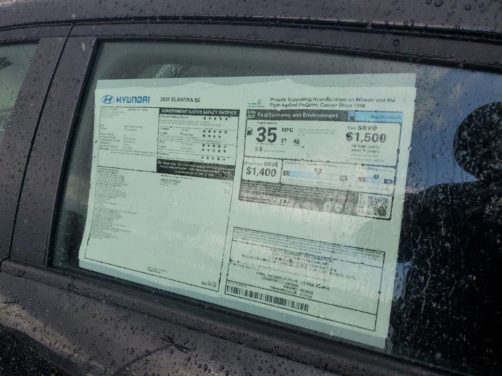 2026 Hyundai ELANTRA SE