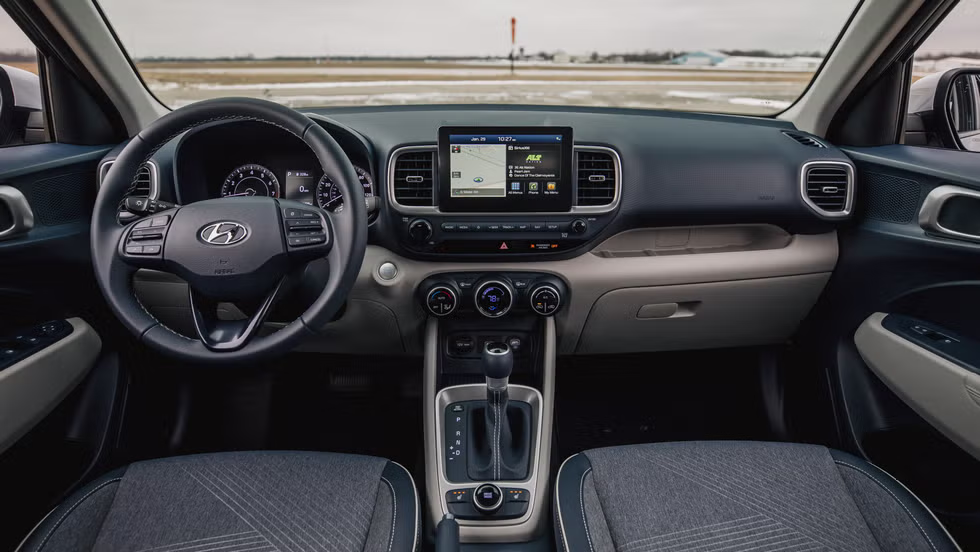 2027 Hyundai Venue interior at McCarthy Hyundai of Lawrence