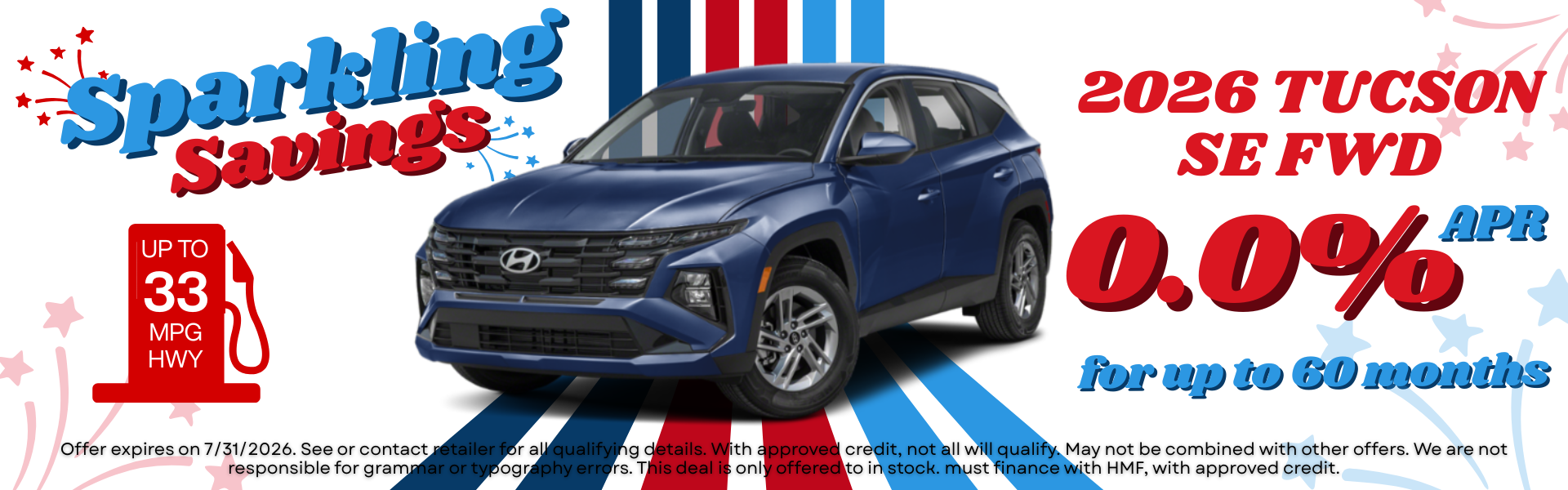 2026 Tucson SE FWD APR offer