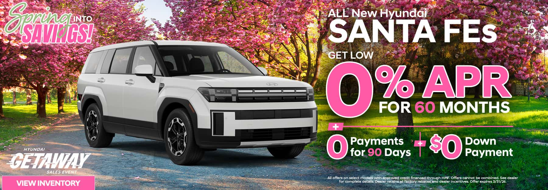 All New Hyundai Santa FEs at McCarthy Lawrence Hyundai in Lawrence KS